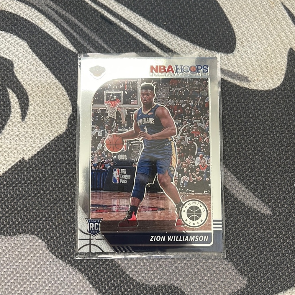 Zion Williamson, rookie card NBA hoops